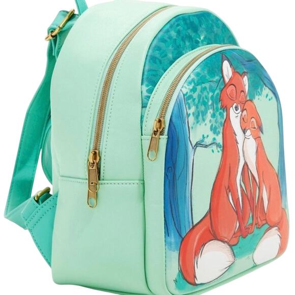 Loungefly Disney The Fox And The Hound Tod & Vixey Mini Backpack - Picture 2 of 15